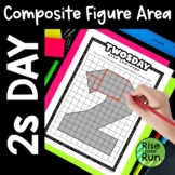 TwosDay Activity for Area of Composite Figures