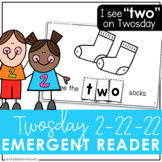 Twosday | Tuesday 2-22-22 | 2s Day | Emergent Reader
