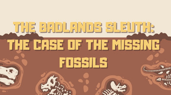 Preview of Tx Amplify Grade 5 Unit 8: The Badlands Sleuth Slides