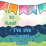 Tye Dye Decorative Flags