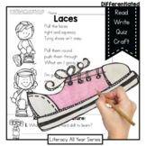 Tying Shoes Poem - Growth Mindset Reading with Coordinatin