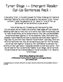 Tyner - Stage 1 Cut Up Sentences Pack 1-3