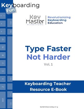 Preview of Type Faster, not Harder Keyboarding Teacher Resource eBook