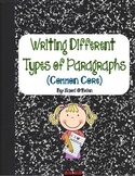Types Of Writing Pack for 1st - 3rd (Common Core)
