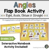 Types of Angles Flap Book and Interactive Notebook Activity