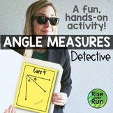 Measuring Angles & Types of Angles Math Detective Activity
