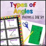 Types of Angles Posters and Interactive Notebook INB Set A