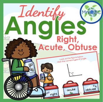 Preview of Types of Angles: Right Angles, Acute Angles, Obtuse Angles Digital Boom Cards™
