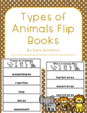 Types of Animals Flip Book Set
