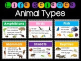Types of Animals - Life Science Resources