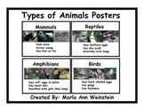 Types of Animals Posters