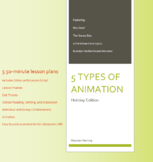 Types of Animation Holiday Edition