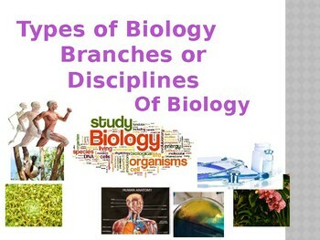 Preview of Types of Biology Unit 67 Slides PowerPoint
