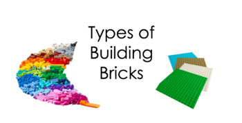 Preview of Types of Building Bricks Group Presentation|Montessori Distance Learning