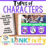 Types of Characters LINKtivity® - Round & Flat, Protagonis