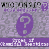 Types of Chemical Reactions Whodunnit Activity - Printable
