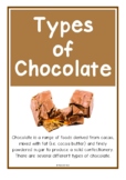 Types of Chocolate Information Poster Set/Anchor Charts