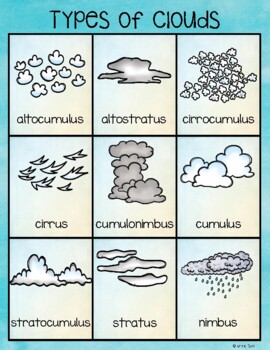 Types of Cloud by Learning Palace | TPT