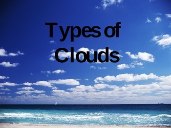 Types of Clouds by Math From My Angle | Teachers Pay Teachers