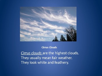 types of clouds and what they mean