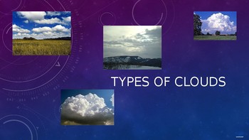 Types of Clouds by Brittney Brawley | Teachers Pay Teachers