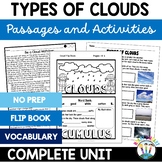Types of Clouds Activities Reading Passages Vocabulary Fli