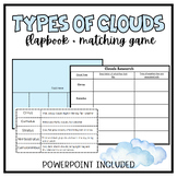 Types of Clouds Activities and PowerPoint | Cloud Flapbook