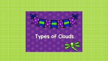 Preview of Types of Clouds Boom Cards