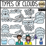 Types of Clouds (Clip Art for Personal & Commercial Use)
