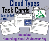 Types of Clouds Task Cards Activity (Weather Science Unit)