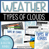 Types of Clouds Unit - 2nd & 3rd Grade Science Worksheets 
