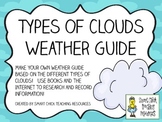 Types of Clouds Weather Log Packet ~ Great for Weather Unit!