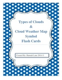 Types of Clouds & Weather Symbol Flash Cards