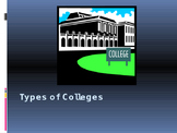 Types of College PowerPoint Presentation