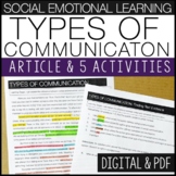Social Emotional Learning - Types of Communication
