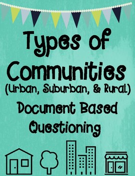 Preview of Types of Communities DBQ (Document Based Questioning)