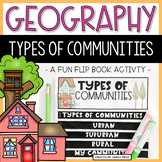 Types of Communities Flipbook Activities
