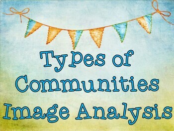 Preview of Types of Communities - Urban, Suburban, & Rural - Google Slides Image Analysis 