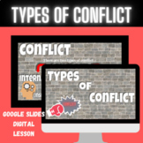 Types of Conflict Digital Lesson and Activity -Google Slid