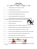 Types of Conflict Example Worksheet