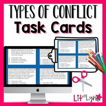Preview of Types of Conflict Task Cards