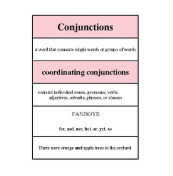 Preview of Types of Conjunction Lesson/Sorting Cards  (Montessori)