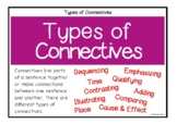Types of Connectives Printables/Anchor Charts