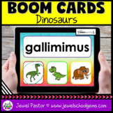 Types of Dinosaurs Boom Cards™ Science Vocabulary Words Activity 