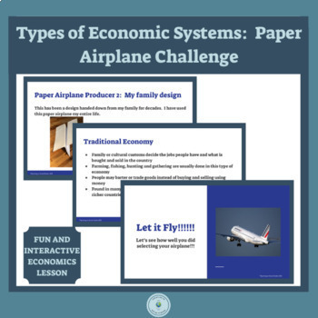 Preview of Types of Economic Systems:  Paper Airplane Challenge