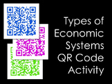 Types of Economic Systems QR Code Scavenger Hunt and Activity