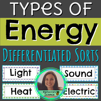 Preview of Types of Energy Activities | Paper & Digital | NGSS