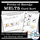 Types of Energy Card Sort MELTS