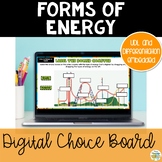 Types of Energy Digital Choice Board