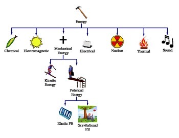 Preview of Types of Energy Flowchart